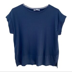 Zara Blue Top with short sleeves